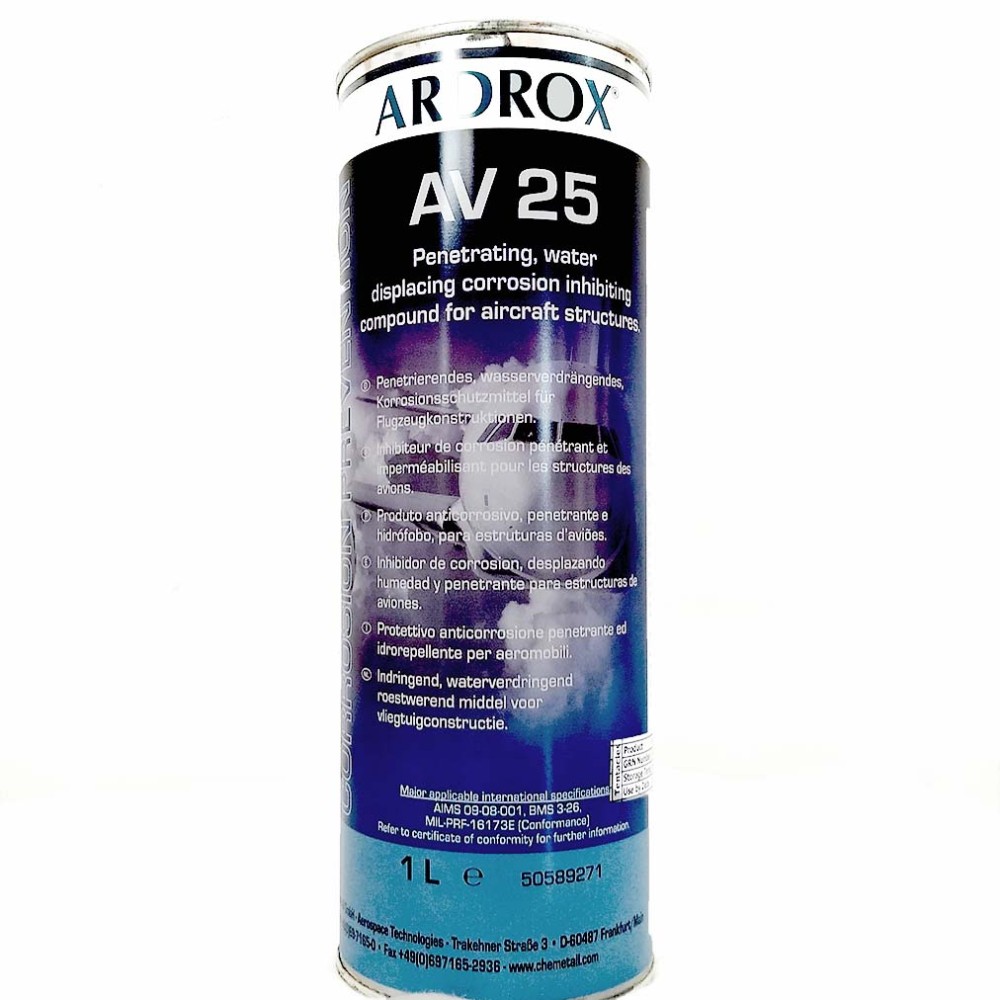 ARDROX AV25 1LT - Ardrox AV 25 Corrosion Inhibiting Compound